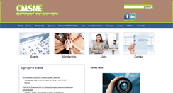 Desktop Screenshot of cmsne.org