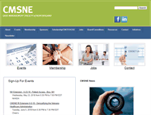 Tablet Screenshot of cmsne.org